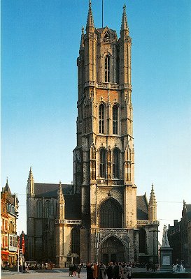 The Cathedral of Saint Baaf. Its chapel, built in 942, was dedicated to John the Baptist.