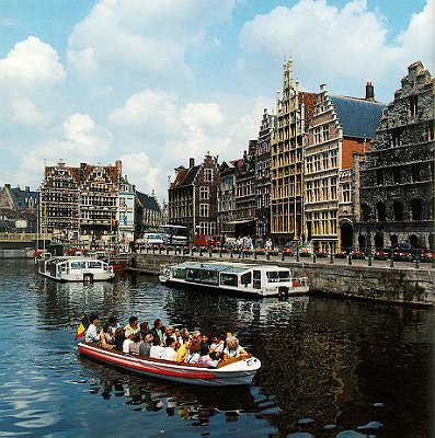 Ghent has a stunning array of buildings in gothic and rennaisance style, which we enjoyed on a river tour one evening.